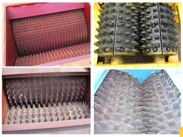 雙齒輥破碎機中、粗齒輥圖